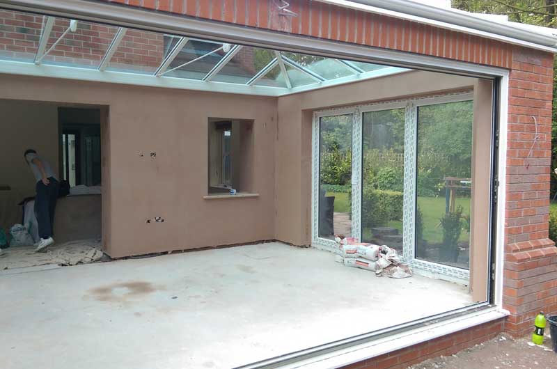 Conservatory Plastering